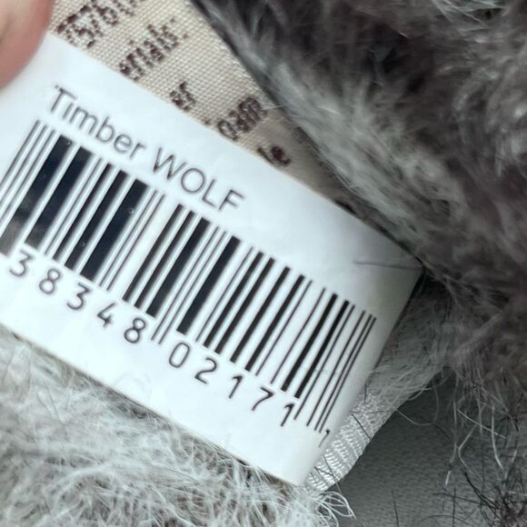 Folkmanis 15” Plush Gray Timber Wolf Hand Puppet - Picture 12 of 14